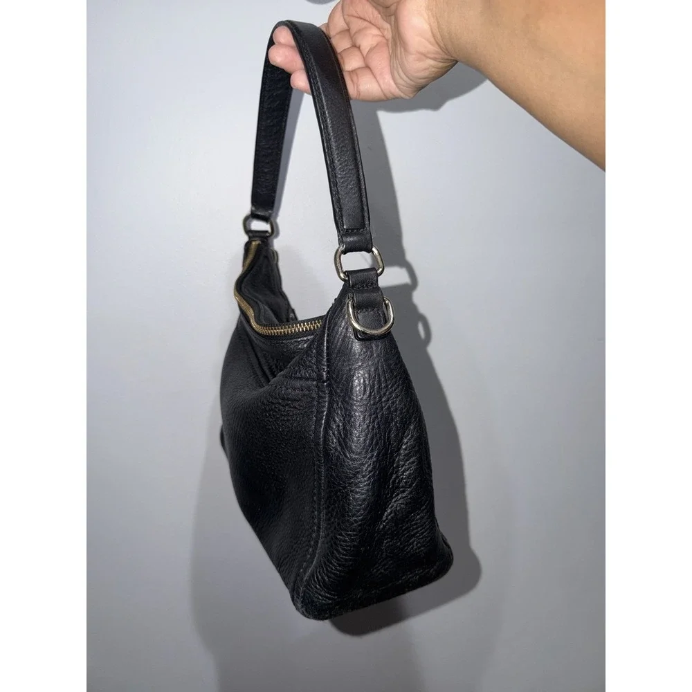 Kate Spade Michaela Chester Street Shoulder Bag Black Pebbled Leather Tassel M